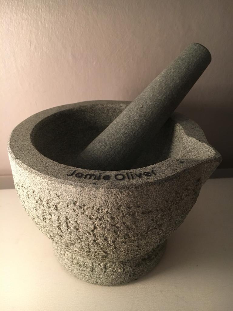 Jamie Oliver pestle and mortar granite grey New in Twickenham, London
