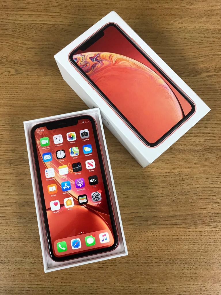 Apple iPhone XR 64gb unlocked excellent condition condition orange in
