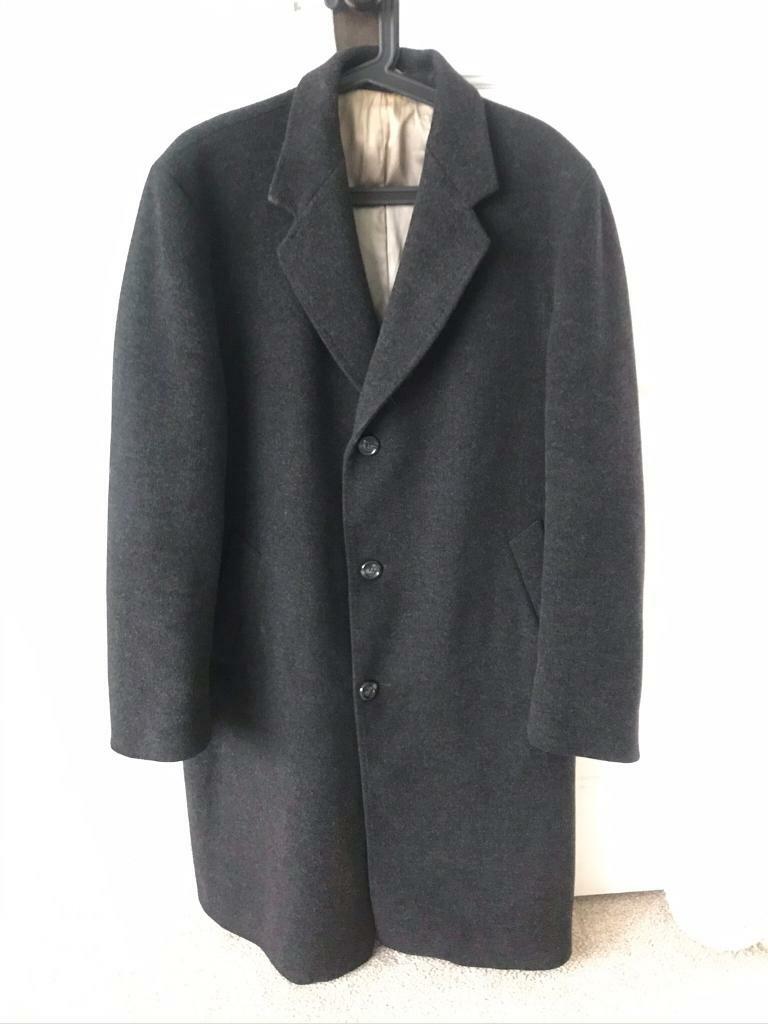 Men’s pure wool genuine Crombie coat from John Lewis (XL) in
