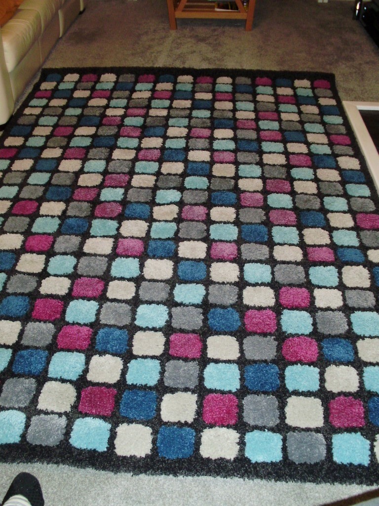 Ikea Coloured Squares Rug Carpet Vidalondon