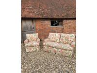 Two Seater Sofa and Armchair for sale 