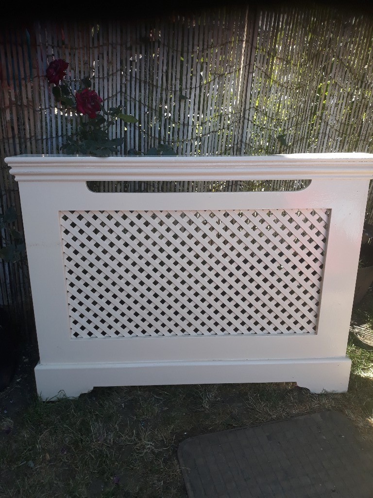 Solid wood Lattice front Radiator cover in Bedford, Bedfordshire