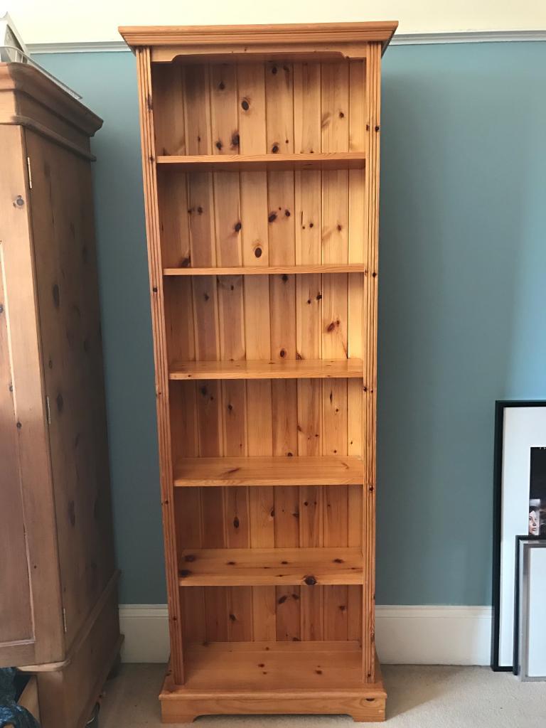 Solid tall pine bookcase in Southside, Glasgow Gumtree