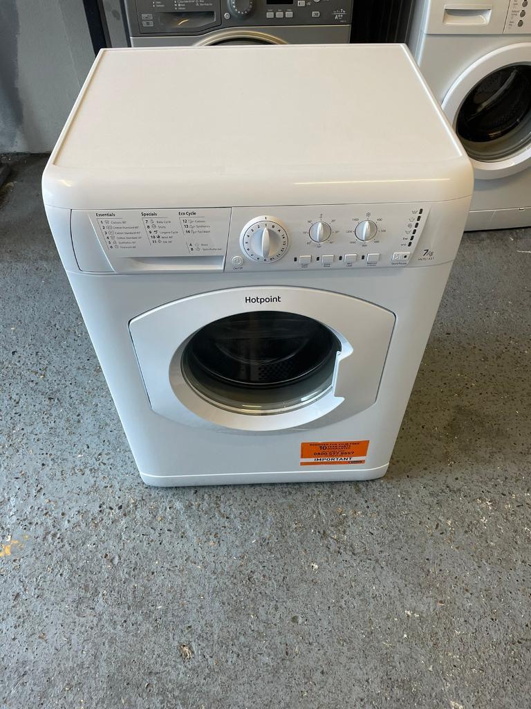 Hotpoint HV7L1451 7kg 1400 Spin Washing Machine in White 9485 in