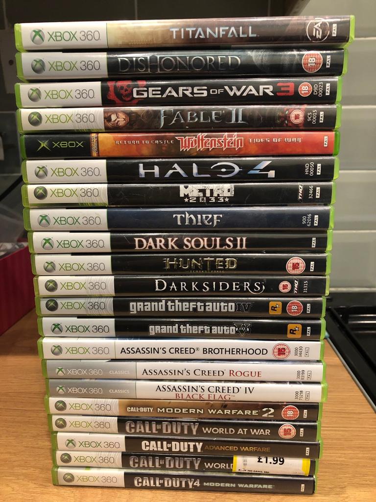 Xbox 360 bundle of 20 games in Knightswood, Glasgow Gumtree