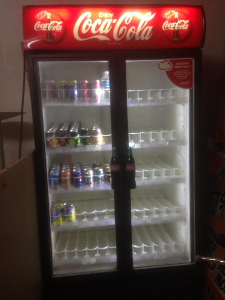 Coca Cola drinks fridge in Toxteth, Merseyside Gumtree