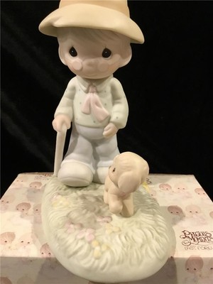 Precious Moments 520810 We Need A Good Friend Through The Ruff Times 1988 w/box