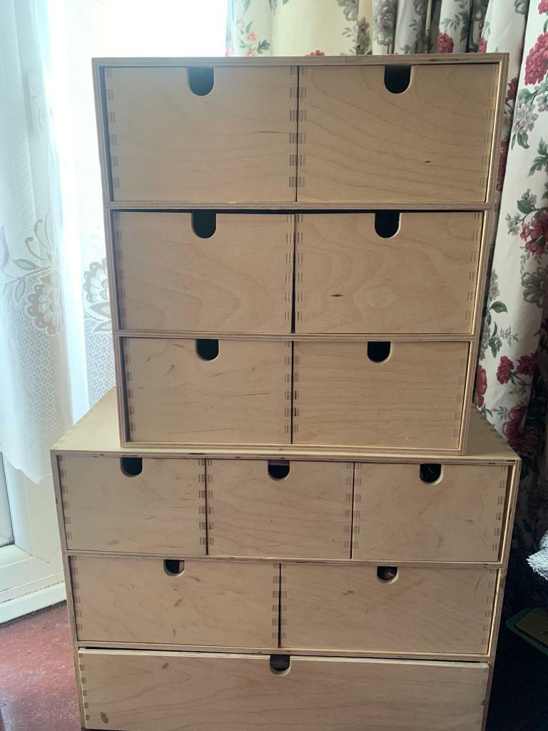 Ikea wooden drawers in East Ham, London Gumtree