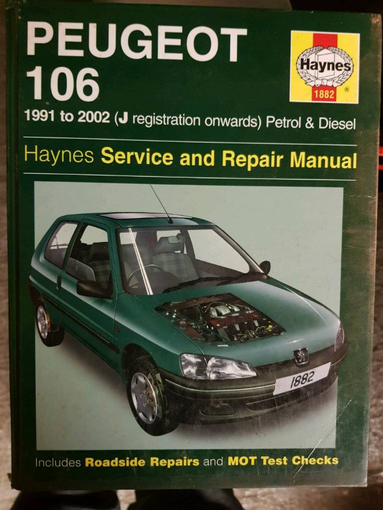 Peugeot 106 Haynes manual