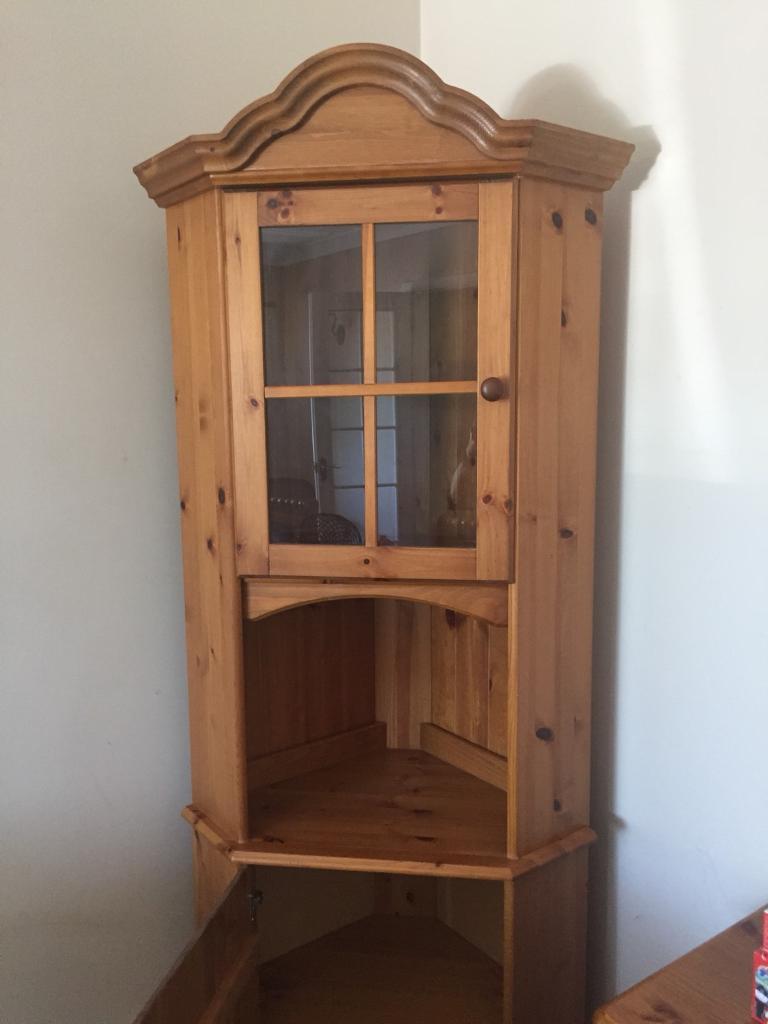 Antique pine corner shelf cupboard unit in Ipswich, Suffolk Gumtree
