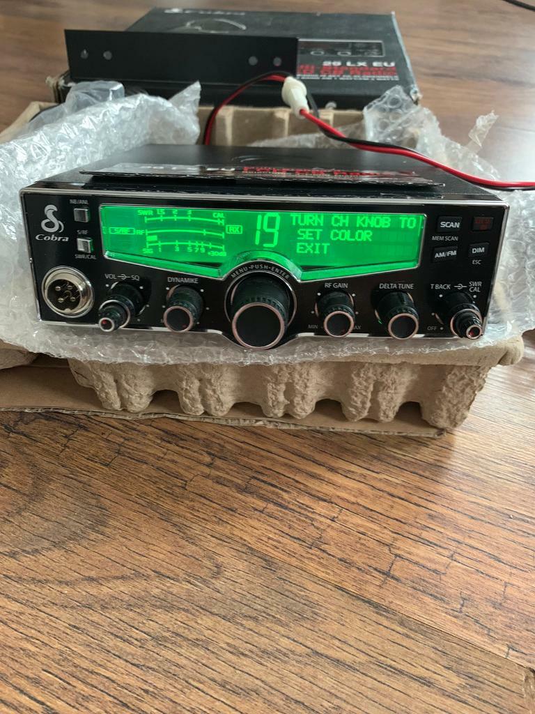 CB radio cobra 29 LX EU + power amp and antenna in Bournemouth