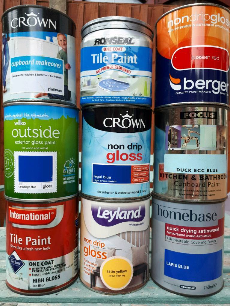 Assorted tins of paint 750 ml in St Helens, Merseyside Gumtree
