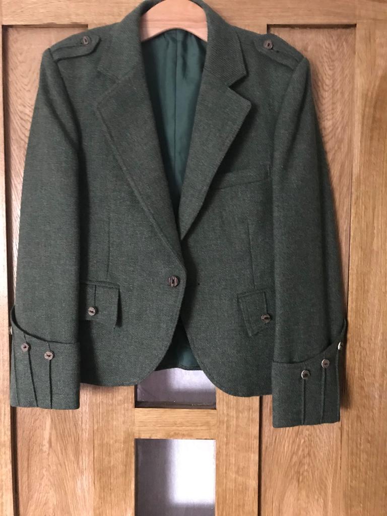 Men’s green tweed kilt jacket in Kelty, Fife Gumtree