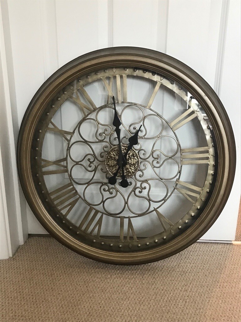 Laura Ashley Brass Cut Out Clock in Hucknall, Nottinghamshire Gumtree