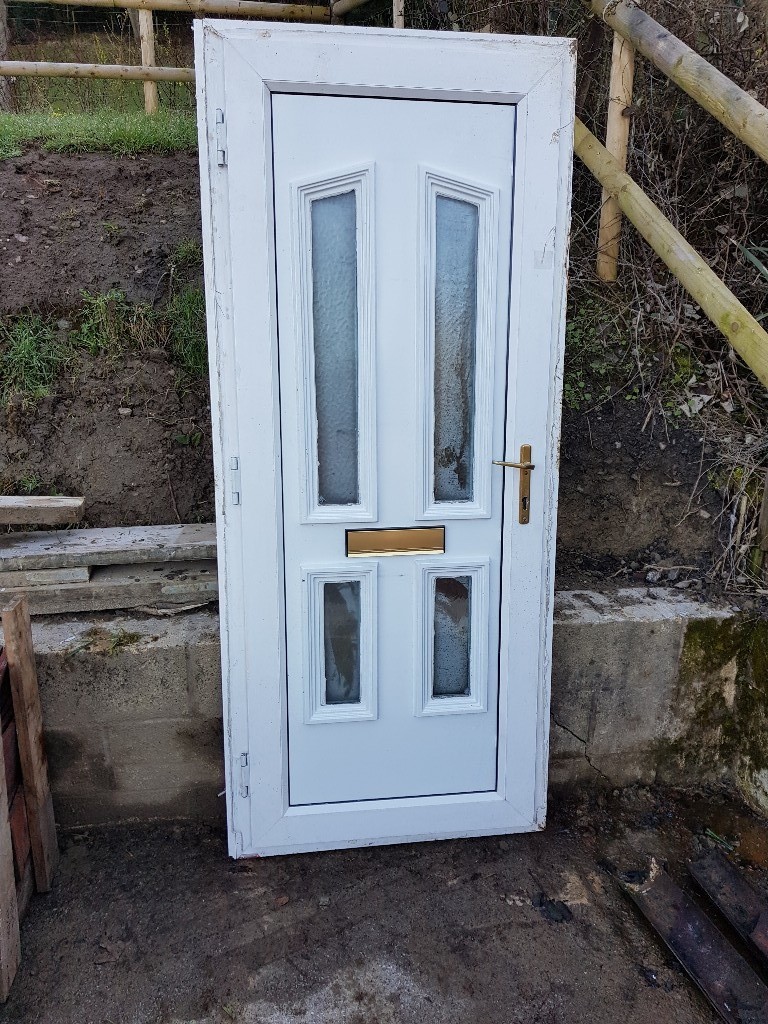 Reclaimed white uPVC front door in Malvern, Worcestershire Gumtree