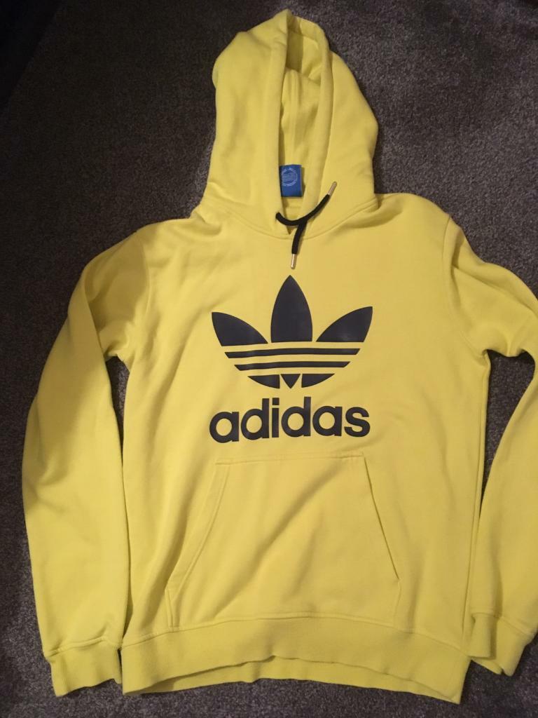Yellow adidas hoodie medium in Carlton, Nottinghamshire Gumtree