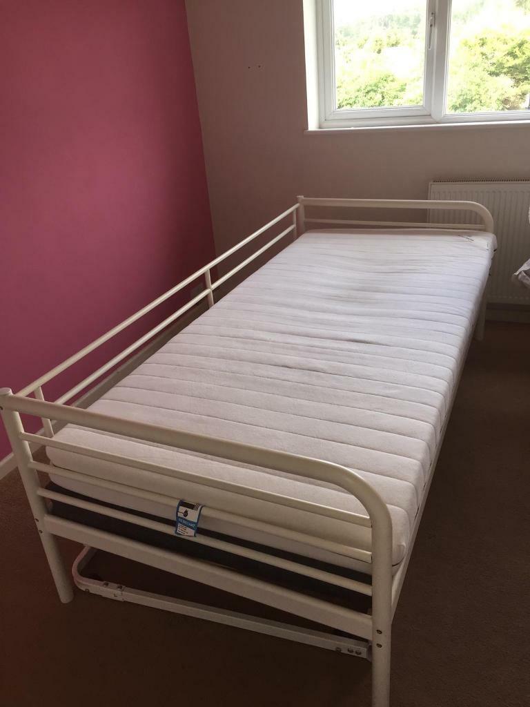 White Ikea Trundle bed Free in Oxford, Oxfordshire Gumtree
