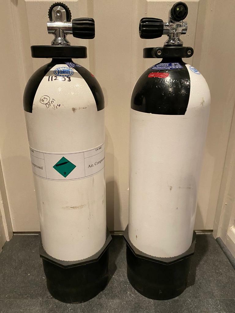 2x 12 litre Steel Faber Scuba tanks (air) in Enfield, London Gumtree