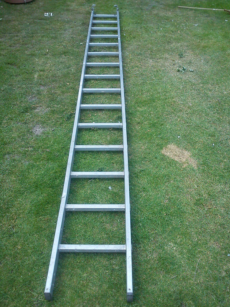 Ladder Youngman Heavy Duty 4m long single section Extension class 3