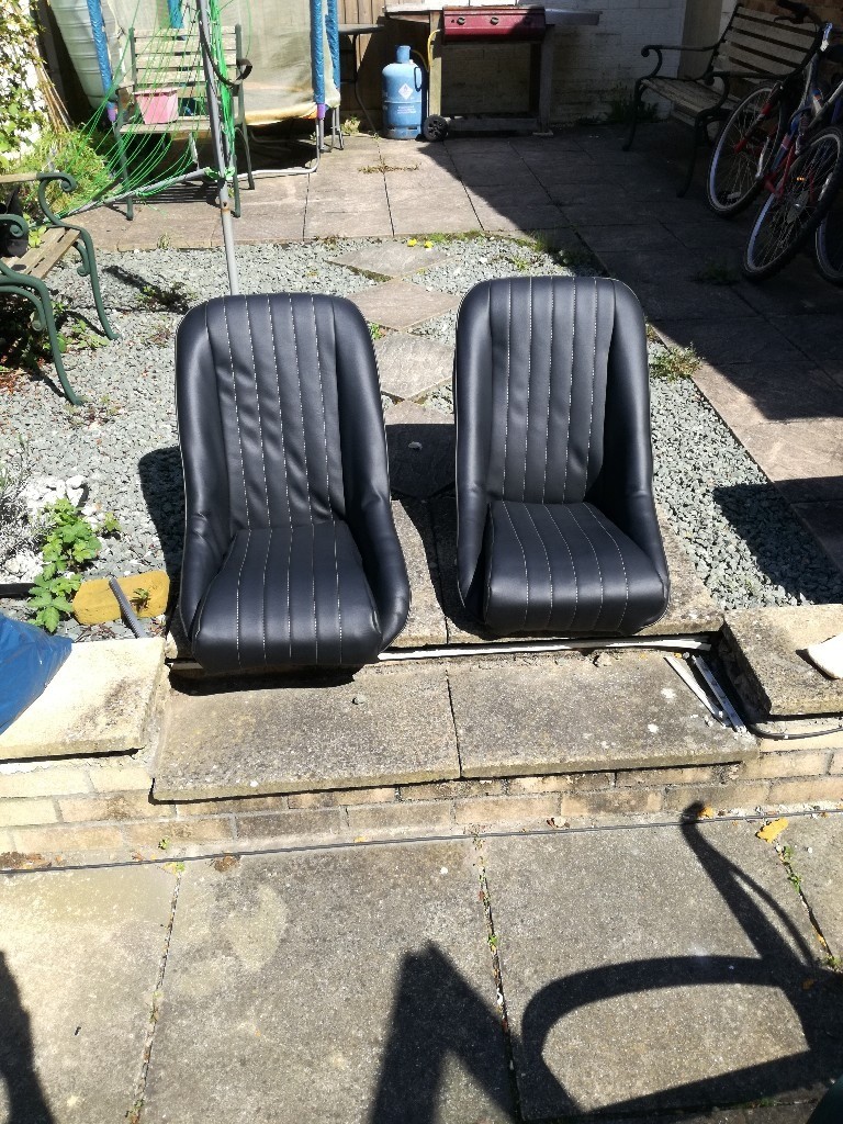 Classic Mini bucket seats, black vinyl in Poole, Dorset Gumtree