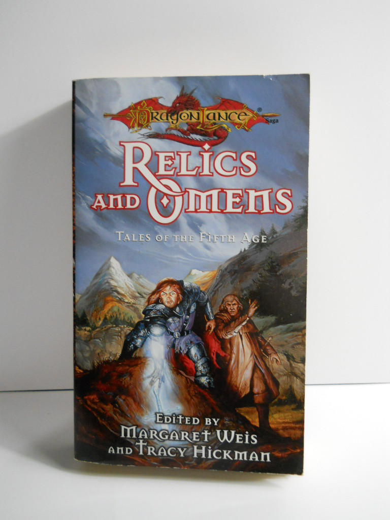 Lot of 5 DragonLance Novels The Best of Tales, The Dragons at War, Relics & Omen