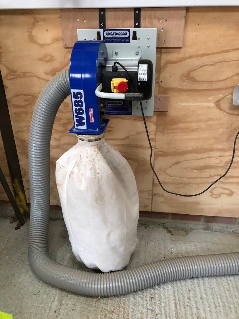 Charnwood W685 Wall Mounted Wood Working Dust Extractor in East