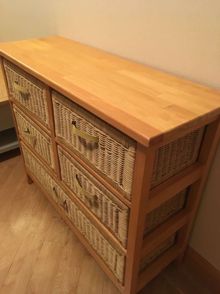 Oak and rattan unit in Perth, Perth and Kinross Gumtree