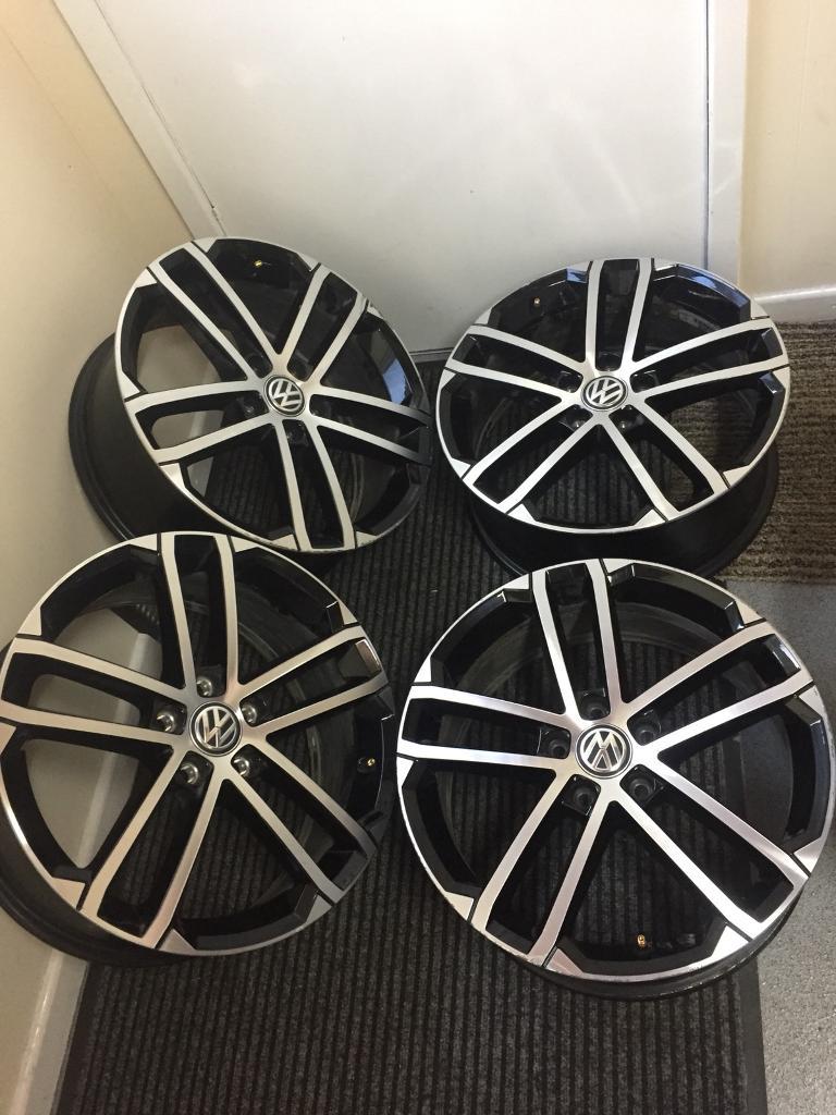 VW GOLF GTD ALLOY WHEELS 18” GENUINE in Swansea Gumtree