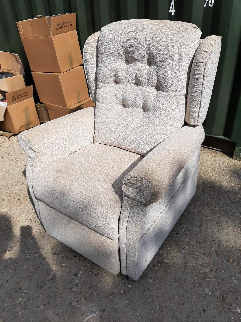 Rise and Recliner Armchair fully automated Oak Tree Mobility in