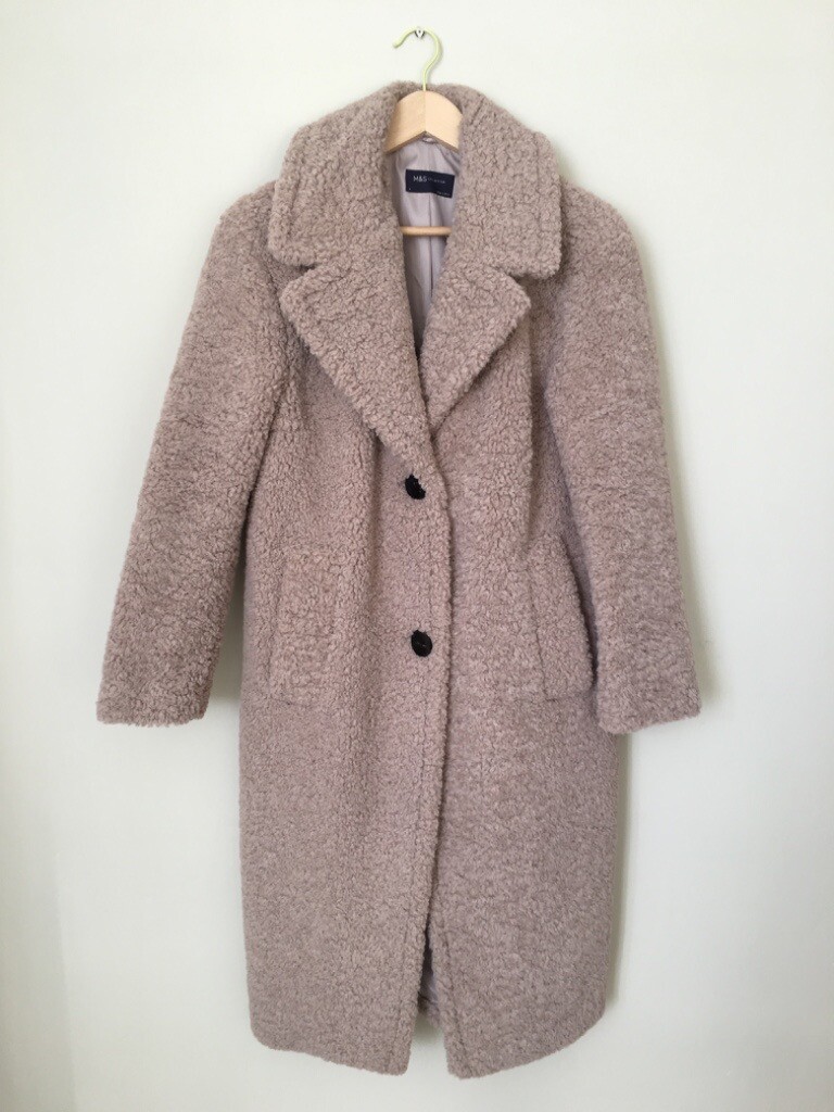 Ladies Full Length M&S Teddy Coat size 8/10 in Norwich, Norfolk Gumtree