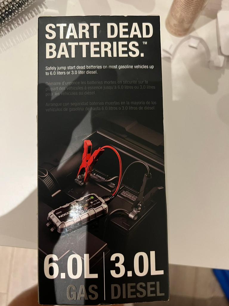 NOCO GB40 Boost Plus 1000A Portable USB Battery Charger Jump Starter