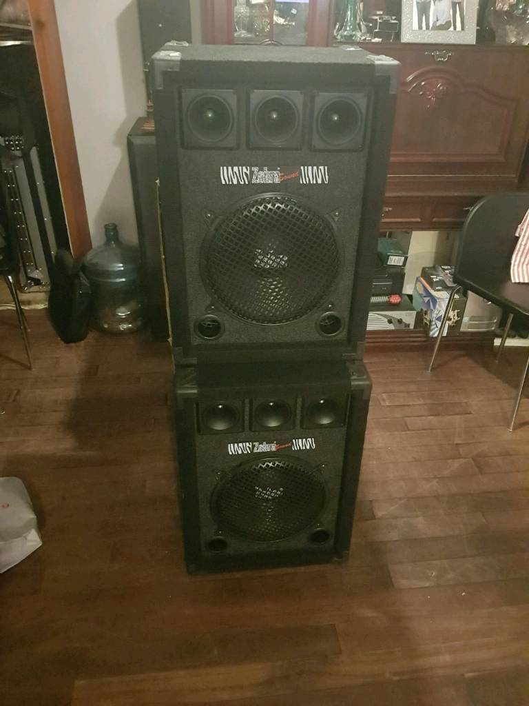 2 x zebra sound dj12z speakers in Liberton, Edinburgh Gumtree