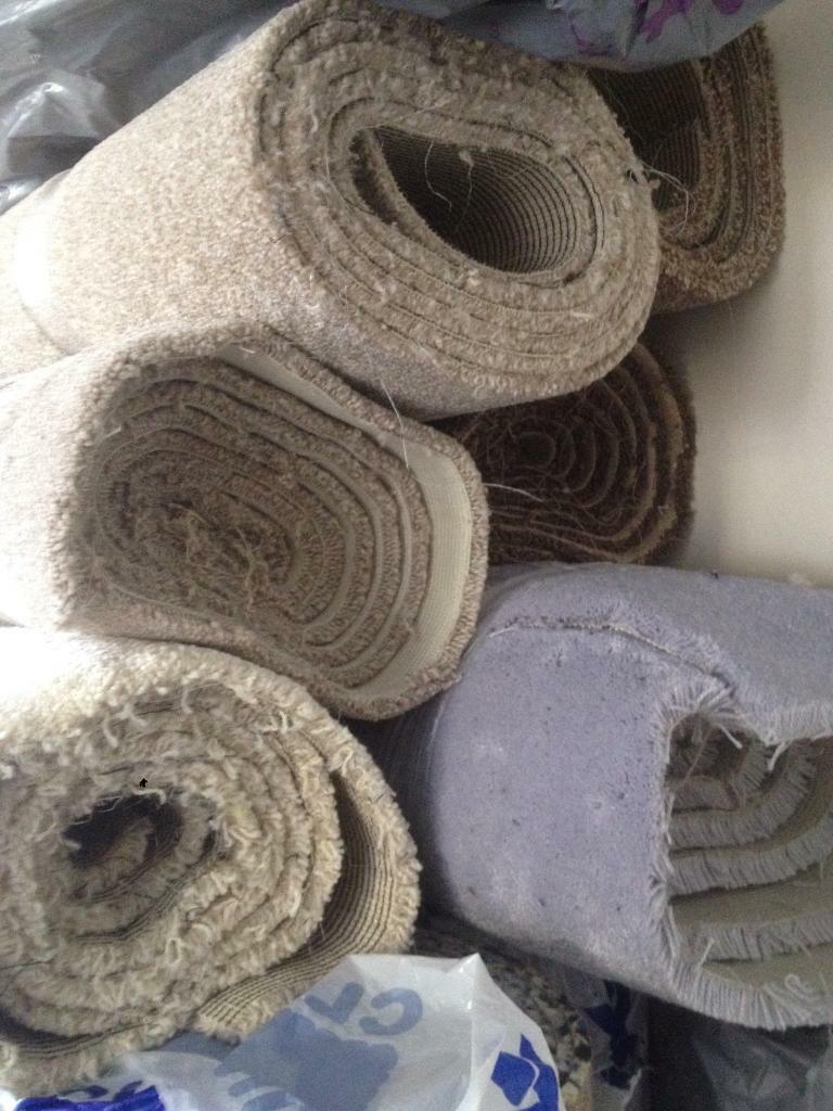 Carpet remnants and off cuts to clear, rug sizes available in Hackney