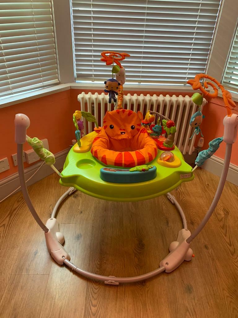 FisherPrice Roaring Rainforest Baby Jumperoo Bouncer in Plaistow, London Gumtree