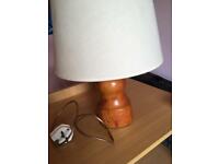 Vintage wood lamp