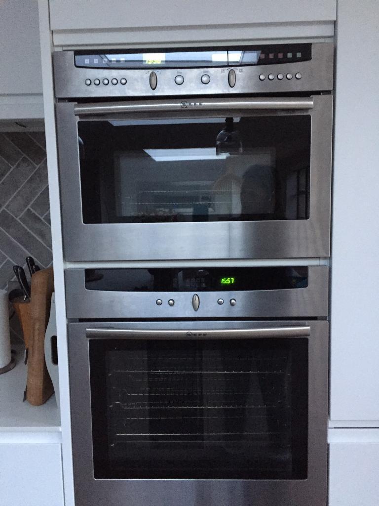 NEFF integrated oven and combination microwave in Thames Ditton