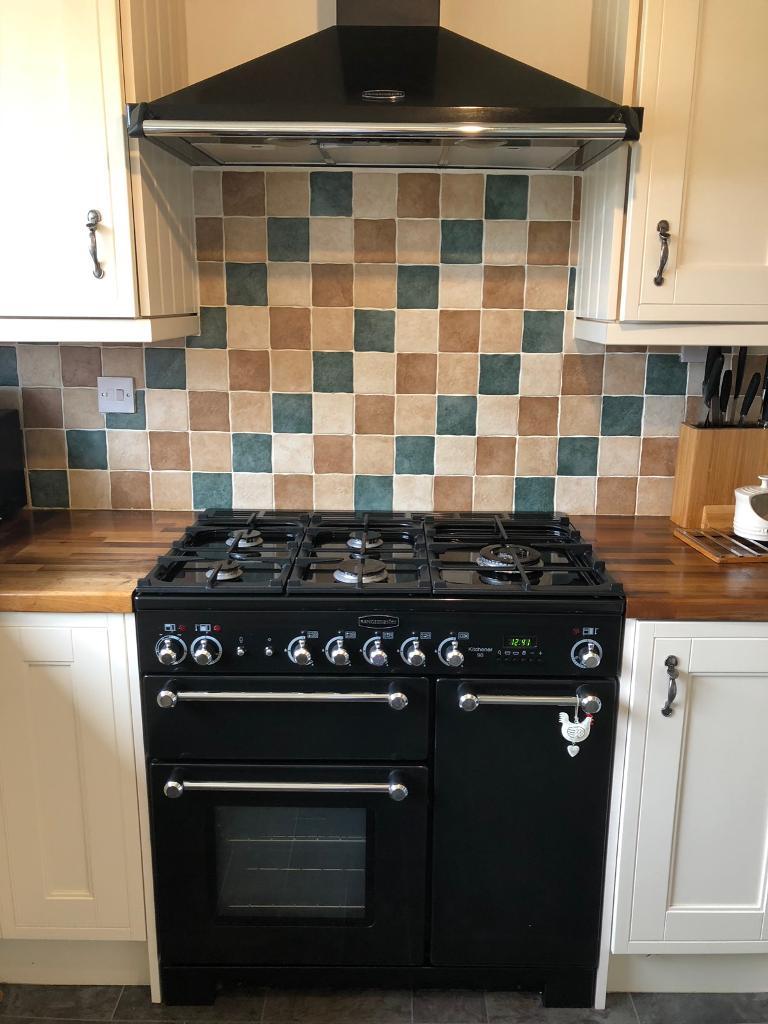 Rangemaster Kitchener 90 Dual Fuel Oven With Rangemaster Hood