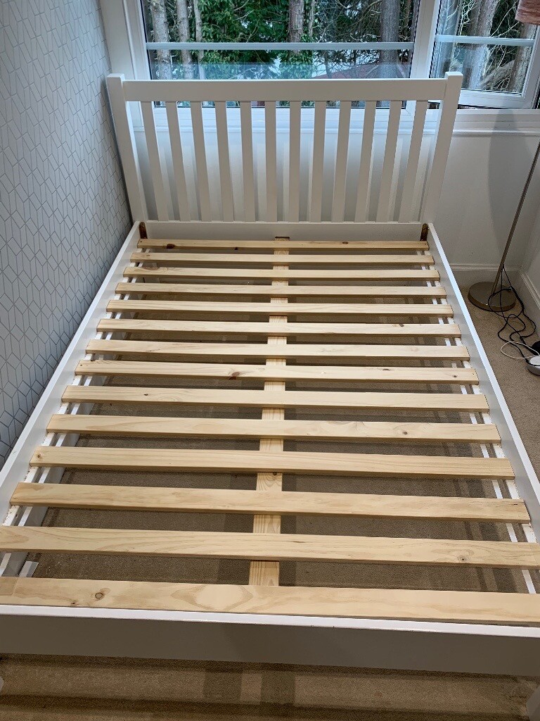 White Classic Double Bed Frame In Newton Mearns Glasgow Gumtree