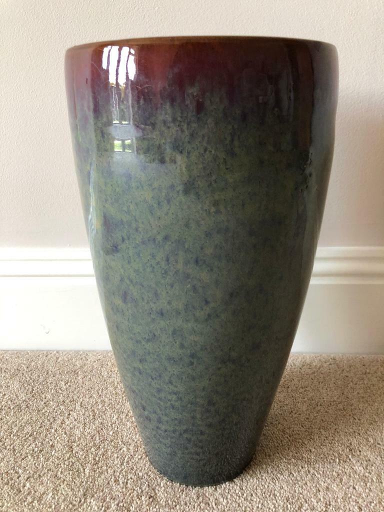 Teal Vase In Excellent Condition in Ferndown, Dorset Gumtree