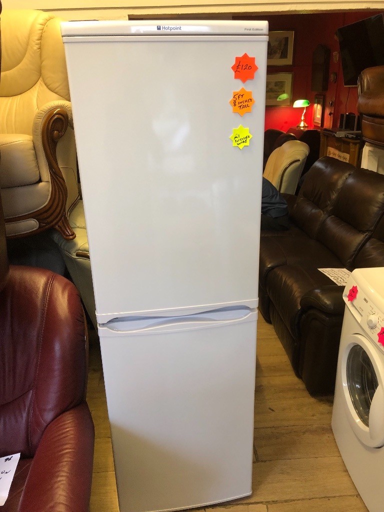 Hotpoint fridge freezer 5 ft 8 inches tall 21 inches wide in Broughty Ferry, Dundee Gumtree