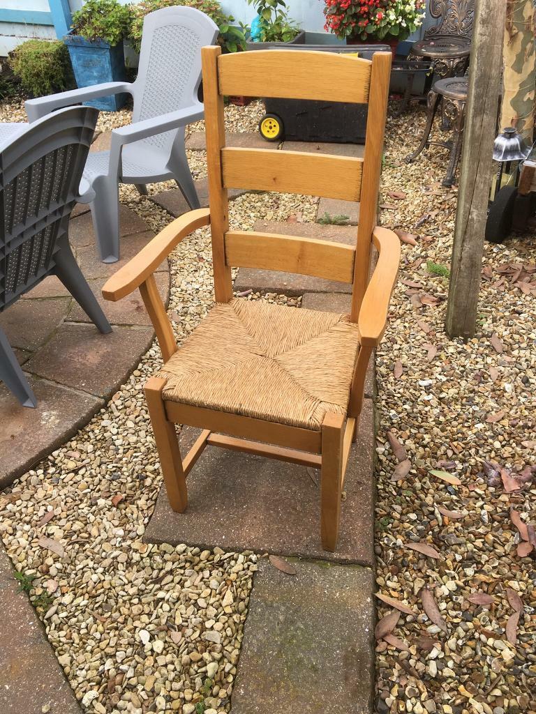 Oak Carver Chair in Clydach, Swansea Gumtree