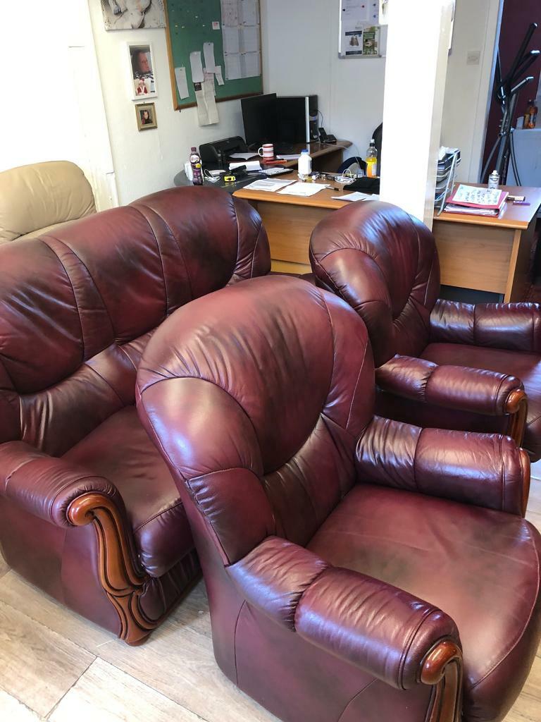 Ex gillies quality second hand leather italion suites in Broughty