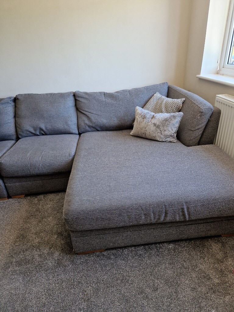 DFS Long beach Right Hand Facing Large Chaise Sofa in Bridgwater