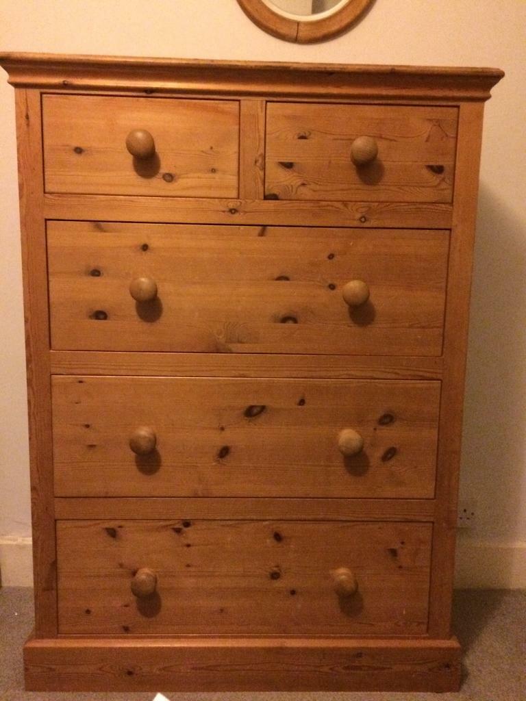 Solid Pine Tallboy Chest of Drawers in Old Street, London Gumtree