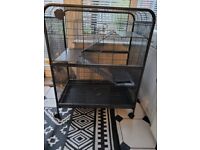 Large Cage suitable for Rats, Ferrets and Chinchillas- in like new condition 