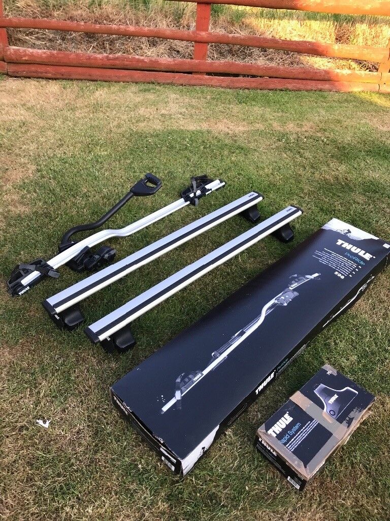 Thule roof rack wing bar and bike carrier vw golf in Oxford, Oxfordshire Gumtree