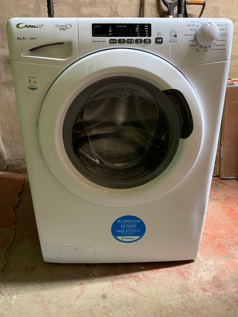 Candy Grand'O Vita GVS168D3 8Kg Washing Machine with 1600 rpm White