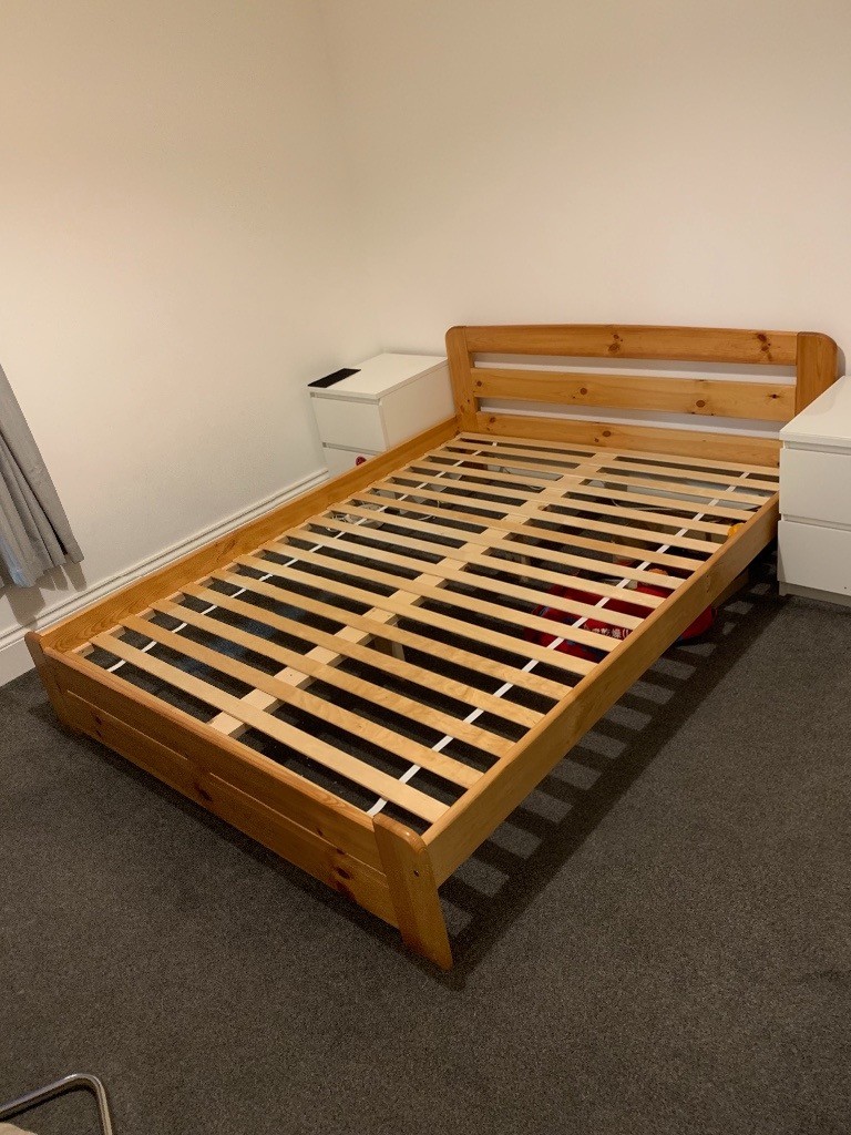 Solid pine 5ft bed frame king size in Northwich, Cheshire Gumtree