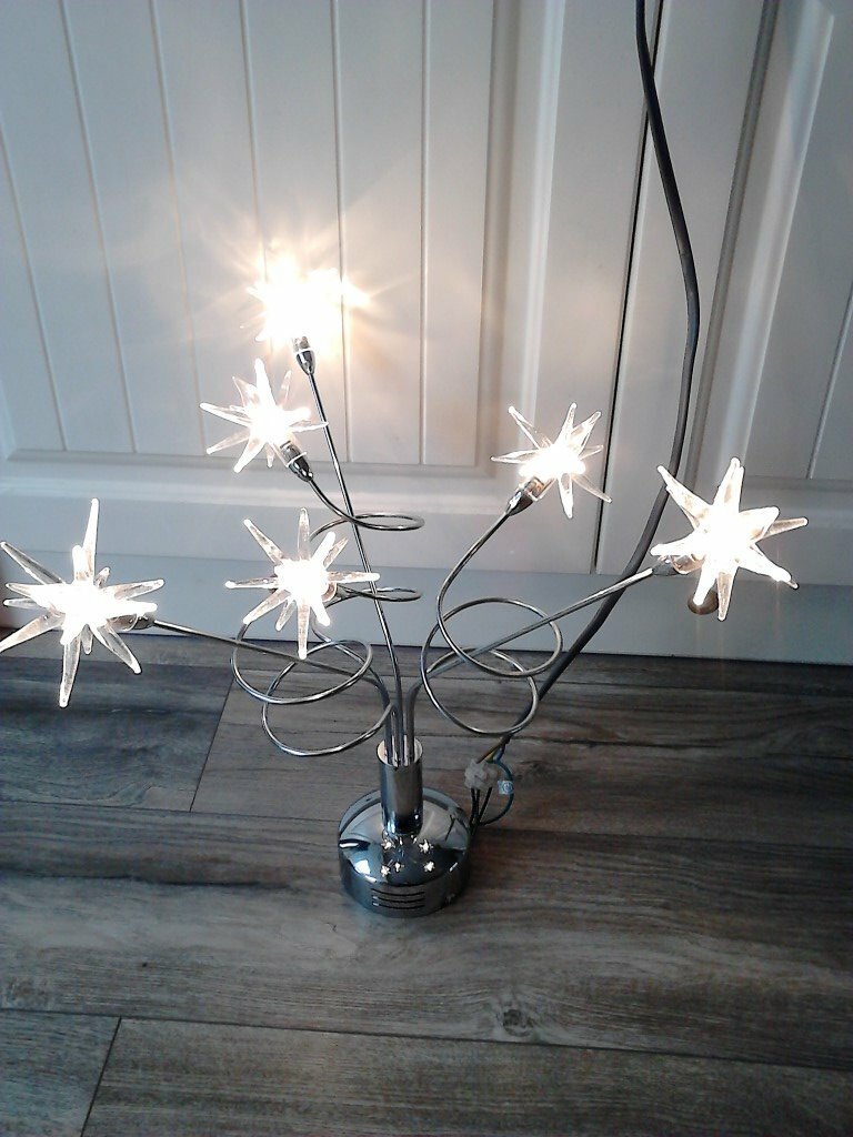Ceiling Light Star Effect Chrome In Cramlington
