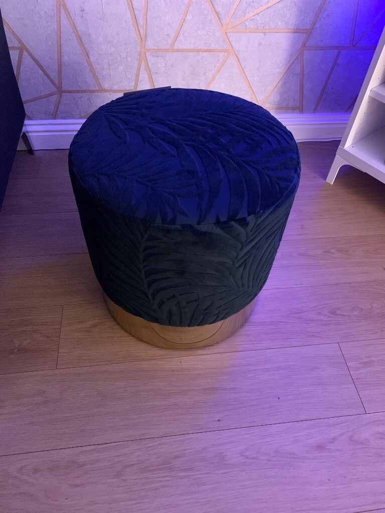 Green leaf footstool TK Maxx in Falkirk Gumtree